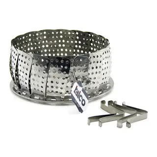 METAL BUHARDA SEBZE PİŞİRİCİ SEPET - HAŞLAMA APARATI (5643)
