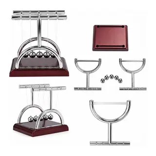 BALANCE BALLS KÜÇÜK NEWTON - METAL DENGE TOPLARI MASA ÜSTÜ (5643)