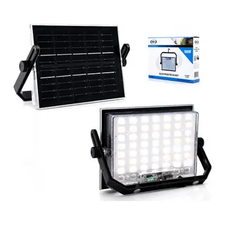 100W GÜNEŞ ENERJİLİ LED IŞIK SOLAR PROJEKTÖR - FENER KAMP - DIŞ MEKAN 3 FARKLI LED IŞIK 348960 LMB (5643)