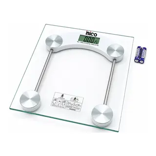DİJİTAL - PİLLİ KARE BANYO BASKÜL TERAZİ TARTI LCD EKRAN 180KG/0.1G 30X30CM İ11-025 (5643)