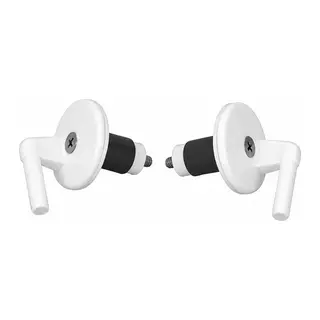 2PCS ÜSTTEN SIKMALI PLASTİK KLOZET KAPAK MENTEŞESİ VİDASI (5643)