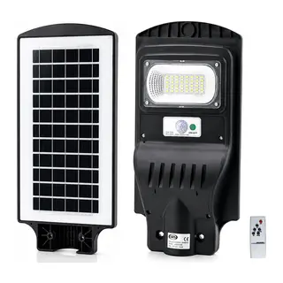 100W - 6500K SOLAR - GÜNEŞ ENERJİLİ SOKAK LAMBASI - ARMATÜR SENSÖRLÜ BAHÇE-BALKON-SOKAK ARS-348964 (5643)