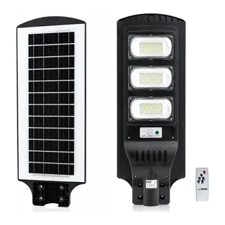 300W - 6500K SOLAR - GÜNEŞ ENERJİLİ SOKAK LAMBASI - ARMATÜR SENSÖRLÜ BAHÇE-BALKON-SOKAK ARS-348966 (5643)