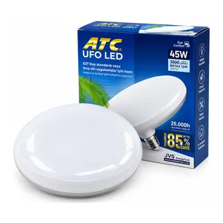 45W E27 UFO TİPİ LED LAMBA AMPUL 6500K - 3600LÜMEN (5643)