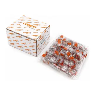 100 ADET NO 2 0.2X4.0 KABLO GEÇMELİ MANDALLI BUAT KLEMENS (5643)