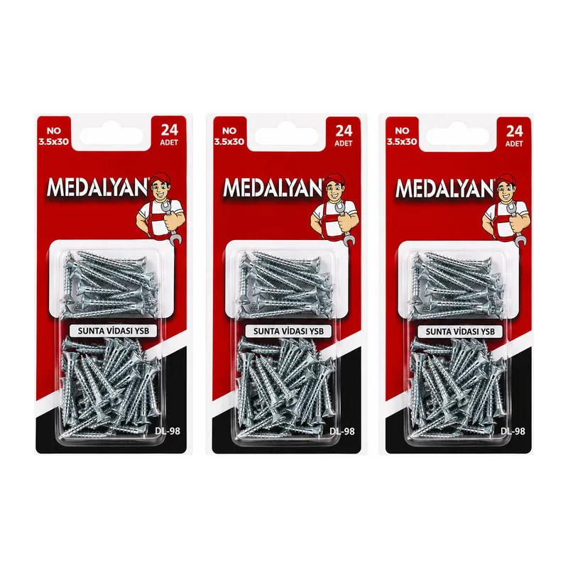 288 ADET 3.5X30 12X24PCS SUNTA VİDASI (5643)