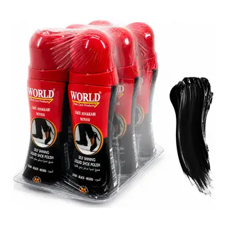 6 ADET SİYAH LİKİT AYAKKABI BOYASI 75ML (5643)