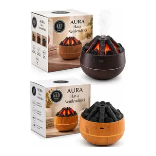 AURA ŞÖMİNE HAVA NEMLENDİRİCİ BUHAR MAKİNE - KOKU GİDERİCİ 8778 (5643)