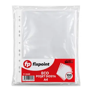 100PCS A4 POŞET ŞEFFAF DOSYA (5643)