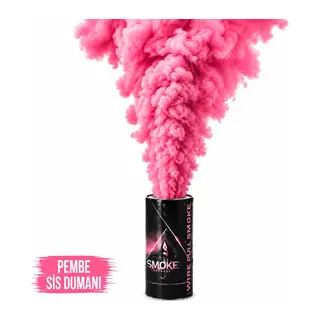 Pembe Renk Sis Pembe Duman 1 Adet (5643)