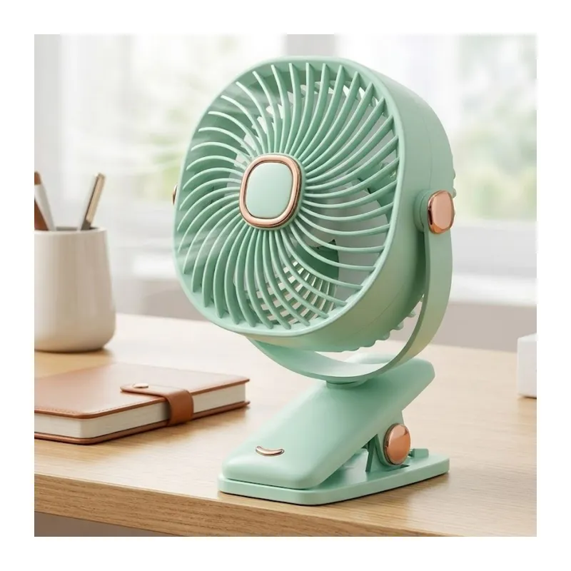 3 Kademeli Mandallı Masaüstü Fan – 360° Tam Tur Dönebilen Oynar Başlıklı Duvara Monte Edilebilen Mini Fan ZB113 (5643)