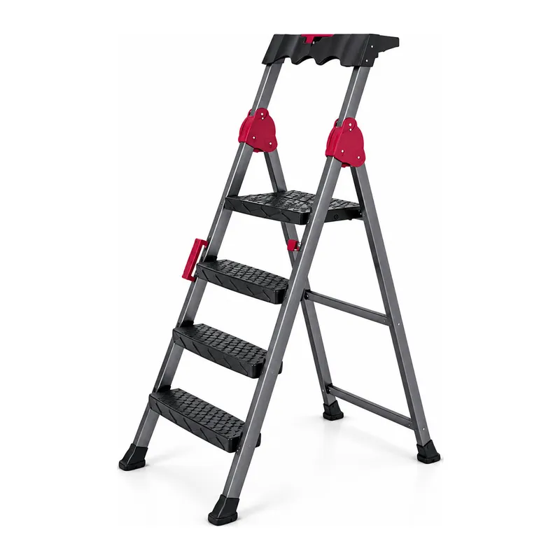 3+1 BASAMAKLI METAL MERDİVEN 150KG.TAŞIMA (5643)