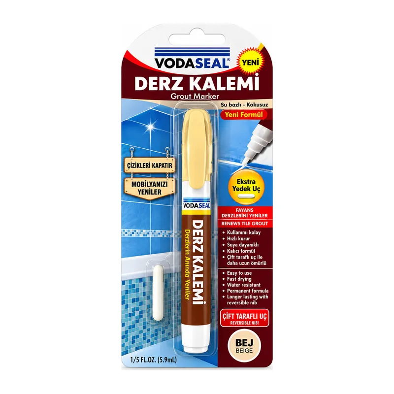 10 ADET BEJ DERZ KALEMİ SU BAZLI - KOKUSUZ YEDEK UÇ (5643)