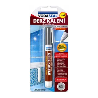 10 ADET GRİ DERZ KALEMİ SU BAZLI - KOKUSUZ YEDEK UÇ (5643)