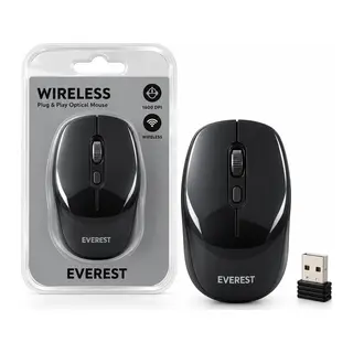 WIRELESS - KABLOSUZ USB OPTİCAL MOUSE VAKUMLU AMBALAJ 1600DPI PİLLİ= 1AA SMW-89 (5643)