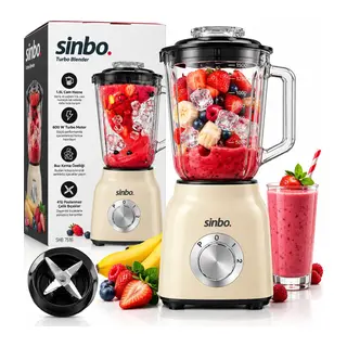 KREM TURBO EL BLENDER SETİ DOĞRAYICI - MİKSER - BLENDER 600W 2 KADEME HIZ 1.5LT CAM HAZNE SHB-7516 (5643)