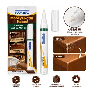 MOBİLYA RÖTUŞ KALEM BEYAZ (5643)