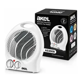SICAK - SOĞUK ELEKTRİKLİ FANLI ISITICI 2 KADEME HIZ AYAR HIZLI ISITMA - SESSİZ FAN 2000W AS-300B (5643)