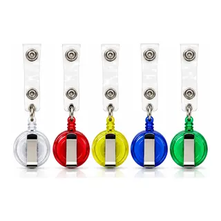 80 ADET YOYO KARTLIK RENKLİ YAKA KART TUTUCU (5643)