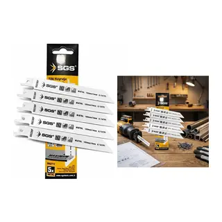 5PCS TİLKİ KUYRUĞU - TESTERE BIÇAĞI METAL 150MM/1.4MM (5643)