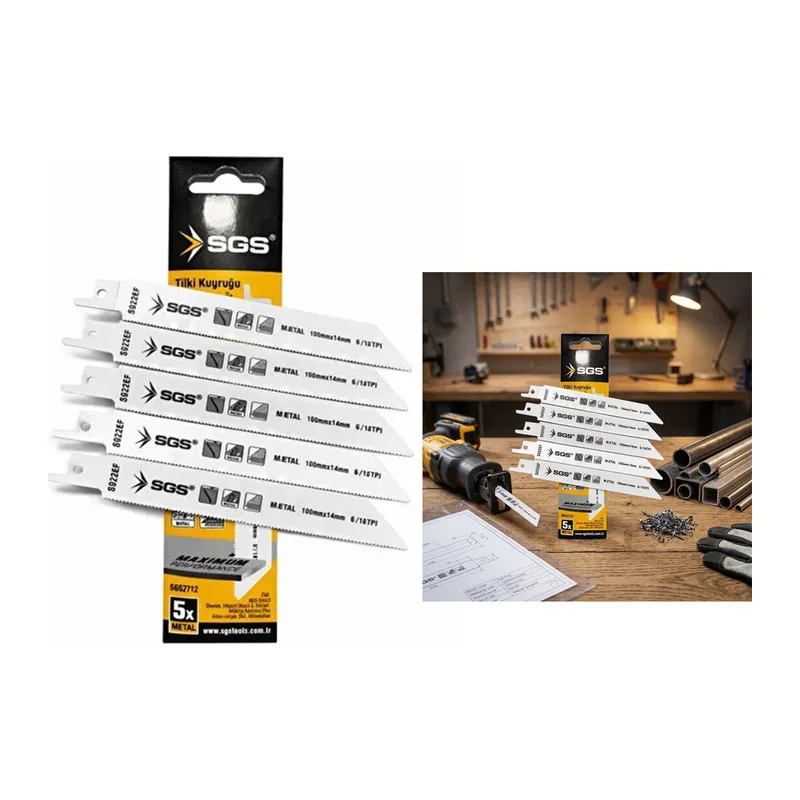 5PCS TİLKİ KUYRUĞU - TESTERE BIÇAĞI METAL 150MM/1.4MM (5643)