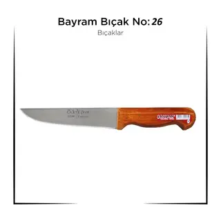 Bursa Bıçağı Bayram Kurban Bıçağı Yemek Bıçağı No: 26 (5643)