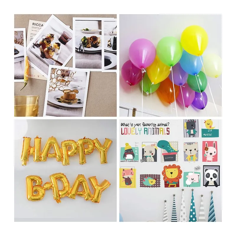 Sticker Damla Model Çift Taraflı Yapışkan Balon Yapıştırıcısı (5643)
