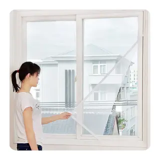 Tüm Cam Pencere Kapılara Uyumlu Tek Kanat Pencere Sinekliği (5643)