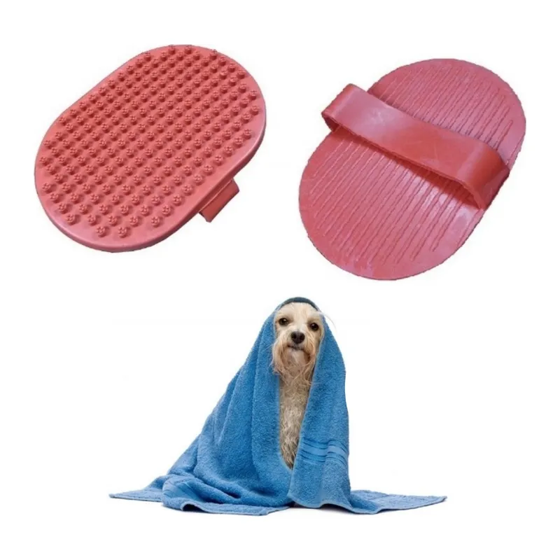 Ergonomik Masajlı Evcil Hayvan Kedi Köpek Yıkama Fırçası Aparatı (5643)