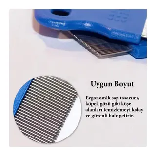 Evcil Hayvan Kedi Köpek Pire Tarağı ve Köpek Gözyaşı Lekesi Tarağı (5643)