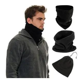 Çok Fonksiyonlu Unisex Terletmez Kumaş İpli Polar Bere Boyunluk (5643)