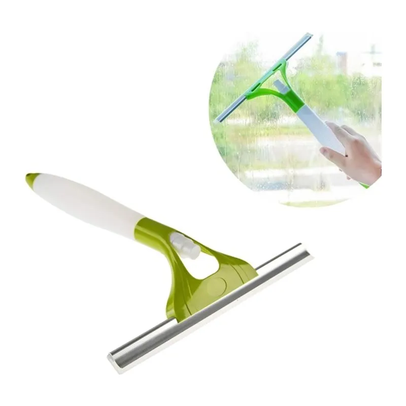 Pratik Spreyli Cam Sil Pencere Ayna Tezgah Duşakabin Temizleyici Püskürtmeli Silme Aparatı (5643)