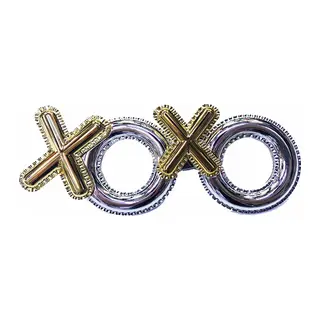 Xoxo Yazılı Yılbaşı Partisi Gözlüğü Gümüş Renk (5643)