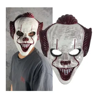 Plastik Joker Maskesi Killer Palyaço Maskesi (5643)