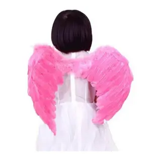 Pembe Renk Bebek Boy Küçük Melek Kanadı 40X55 cm (5643)