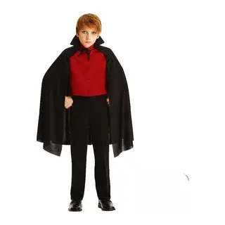 Sİyah Yakalı Pelerin - Vampir Pelerin - Dracula Pelerin 90 cm (5643)