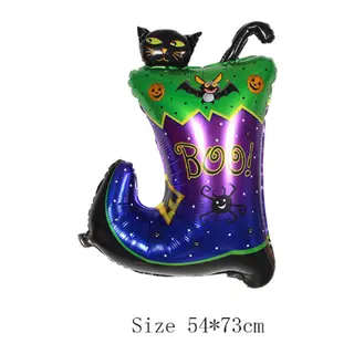 Halloween Çizmeli Kara Kedi Folyo Balon (5643)