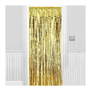 Işıltılı Duvar ve Kapı Perdesi Gold 90x200 cm (5643)