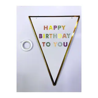 Happy Birthday To You Flama Bayrak Süs (5643)