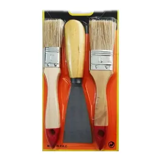 Boya Kestirme Fırça- Spatula Seti 3lü (5643)