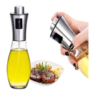 Çok Amaçlı Spreyli Sızdırmaz Cam Şişe Yağdanlık Limon Sirke Sos Püskürtücü Dağıtıcı Sprey (5643)