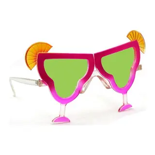 Margarita Parti Gözlüğü Pembe Renk 16x8 cm (5643)