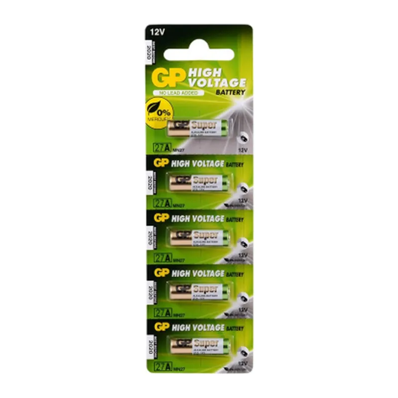 GP 27A 12V ARAÇ KUMANDA PİLİ CAMEL 5Lİ KART (5643)