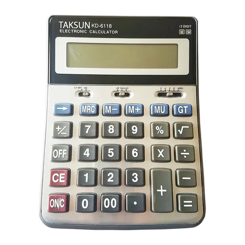 12 HANELİ HESAP MAKİNESİ TS-6118 (5643)