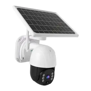 Solar Panelli Su Geçirmez Gece Görüş Destekli Wifi Bağlantılı Güvenlik Kamerası