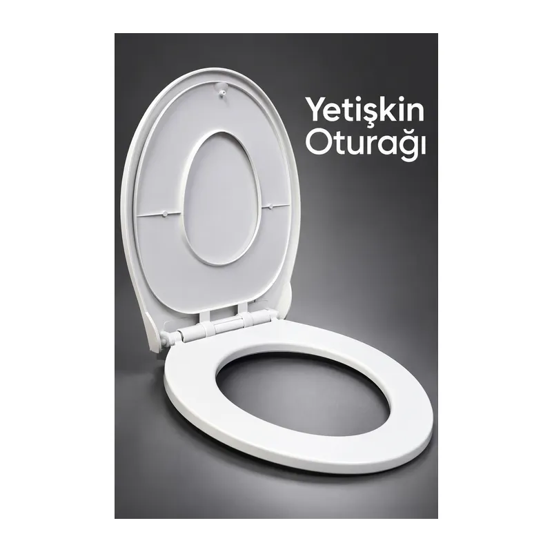 Çift Kullanımlı Çocuk Ve Yetişkin Klozet Kapağı