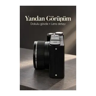 Seyahat Ve Günlük Çekimler İçin Katlanabilir Ekranlı Dijital Kamera