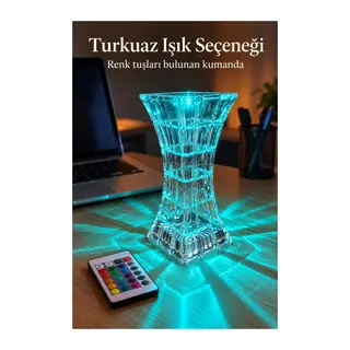 Type C Şarj Girişli Kumandalı Masa Lambası