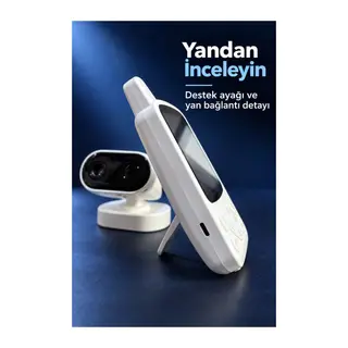 Gece Görüşlü Bebek Kamerası Ve Ebeveyn Ekranı Seti