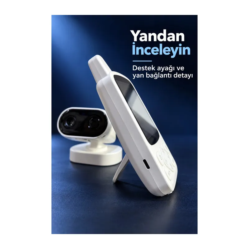 Gece Görüşlü Bebek Kamerası Ve Ebeveyn Ekranı Seti